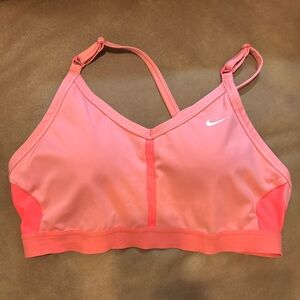 Nike pink sports bra